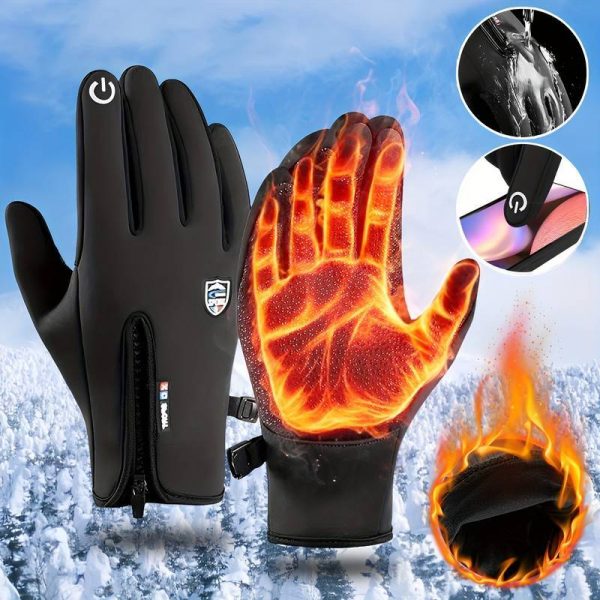 HeatGloves – Extrémně teplé zimní rukavice s dotykovou funkcí slider