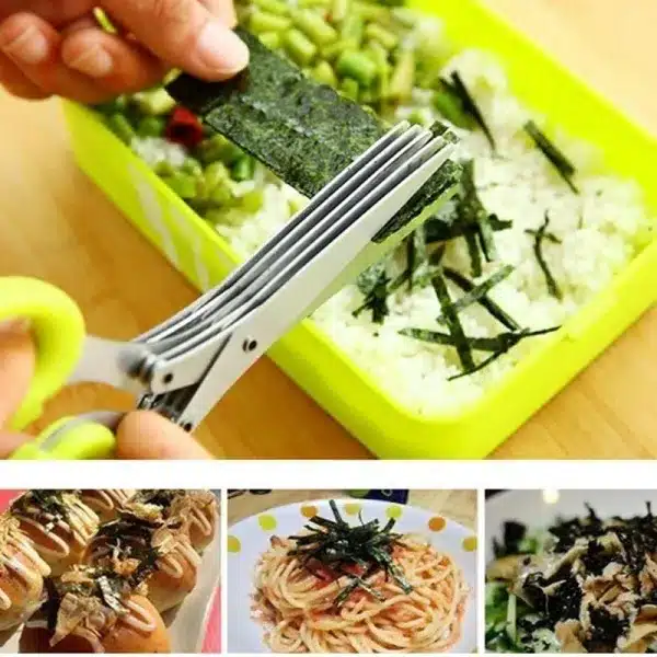 KITCHEN SCISSORS – Kuchyňské nůžky s 5 čepelemi slider