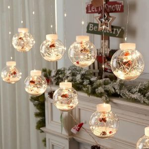 SANTA BALL – Lesklé vánoční koule (3 m) 03