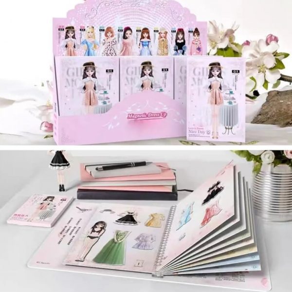 Doll Book – Magnetická knížka na oblékání panenek slider