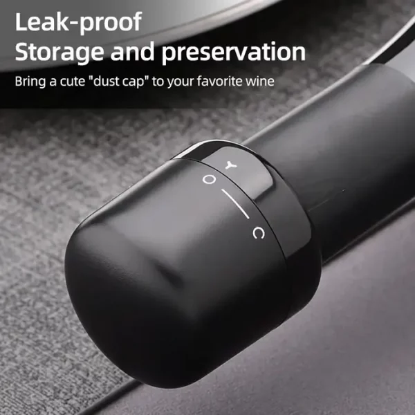 Bottle Cap Stopper – Vzduchotěsný uzávěr na víno (2ks) slider