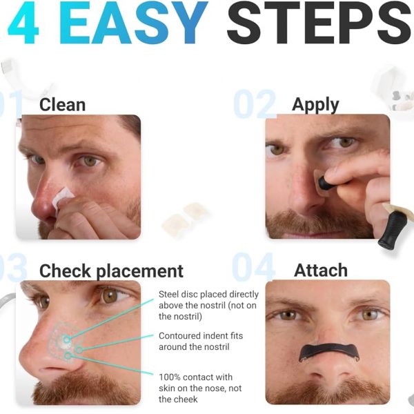 EasyBreathe – Magnetické nosní proužky (balení 15 ks) slider