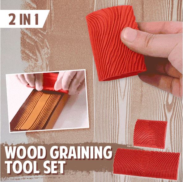 DIY wood texture – Sada pro malování textury dřeva (2 kusy) slider