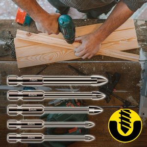 Univerzální víceúčelové vrtáky (5 kusů) 03