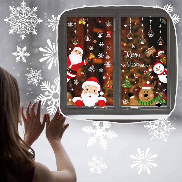 Christmas stickers – Vánoční statické samolepky slider