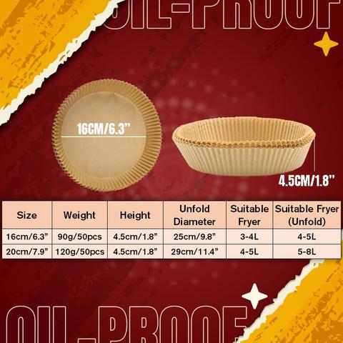 AirPaper – Jednorázová papírová vložka do horkovzdušné fritézy (50 ks) slider