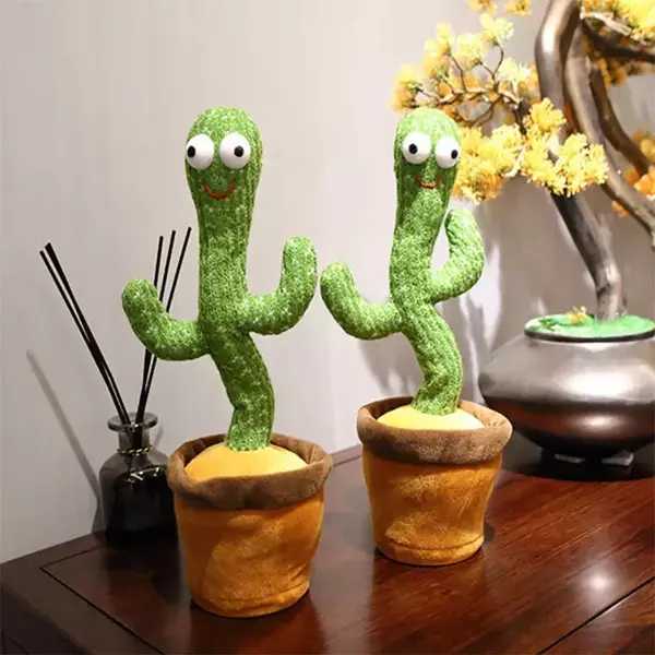DANCING CACTUS – Kouzelný zpívající a tančící kaktus s LED-light™ osvětlením slider
