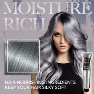 Stříbrná šedá barva na vlasy – GRAY PERFECT HAIR 03