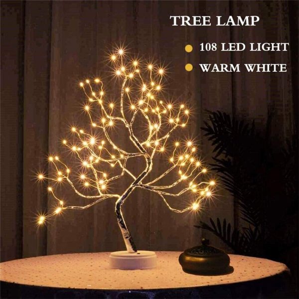 Shimmer bonsai tree – Bonsai LED lampa 02