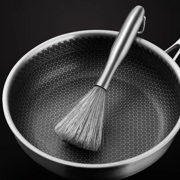 PotScrub – Nerezový kartáč na hrnce slider