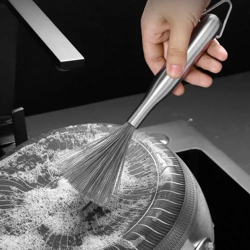 PotScrub – Nerezový kartáč na hrnce slider